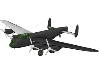 Avro Lancaster 3D Model