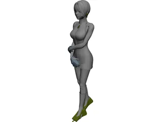 Japanese Girl 3D Model