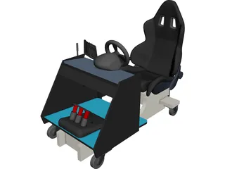 Racing Cockpit G27 3D Model