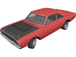 Dodge Dart HEMI Super Stock (1968) 3D Model