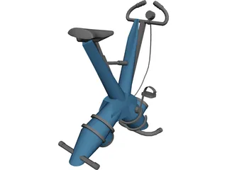 Gym Exercise Bike 3D Model