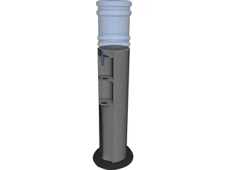 Water Dispenser 3D Model 3D Preview