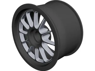 OZ Racing Wheel Centerlock 13x8 CAD 3D Model