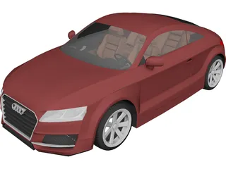 Audi TT (2015) 3D Model