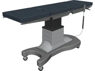 Surgical Table 3D Model