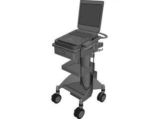 CX50 Ultrasound 3D Model