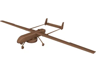 UAV VKT Drone CAD 3D Model
