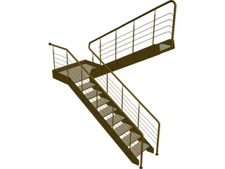 Stairs 3D Model