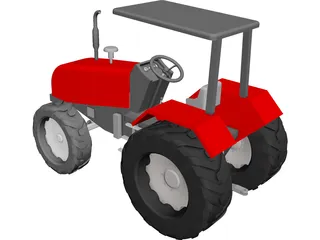Valtra 125i CAD 3D Model