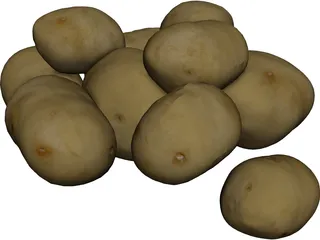 Potatoes 3D Model