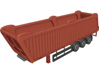 Truck Trailer 3D Model