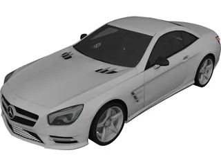 Mercedes-Benz SL500 3D Model