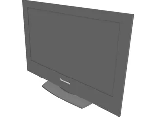 Panasonic Flat TV 3D Model