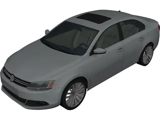 Volkswagen Jetta (2011) 3D Model