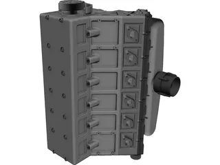 Ferrari V12 Engine CAD 3D Model