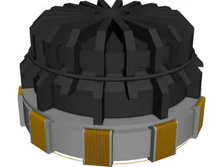 Iron Man Arc Reactor CAD 3D Model
