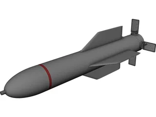 Massive Ordnance Penetraor (MOAB) 3D Model