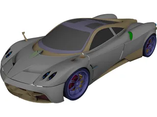 Pagani Huarya (2014) CAD 3D Model