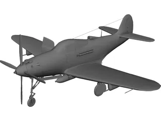 Bell P-39 Airacobra 3D Model