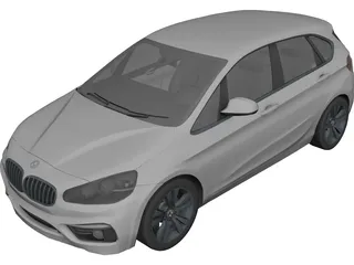 BMW 225i Active Tourer 3D Model