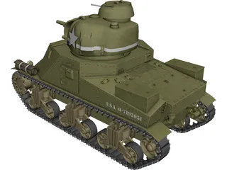 M3 Lee 3D Model