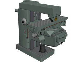 Milling Machine 3D Model