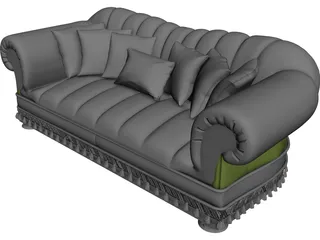 Sofa Jumbo Style 3D Model