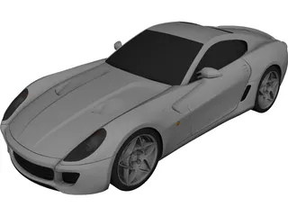 Ferrari 599 GTB Fiorano (2006) 3D Model