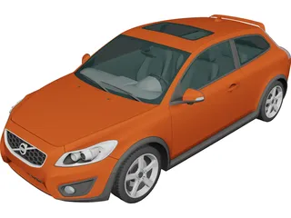 Volvo C30 (2010) 3D Model