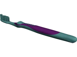 Toothbrush Common CAD 3D Model