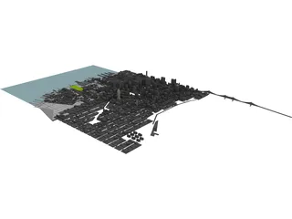 New York Manhattan Hudson Yards 3D Model