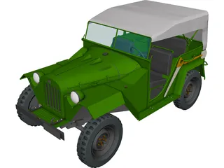 Gaz 67B (1944) 3D Model