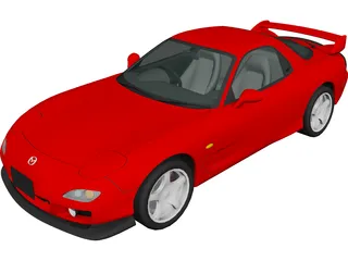Mazda RX-7 (2001) 3D Model