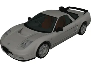 Honda NSX-R [Tuned] (2002) 3D Model