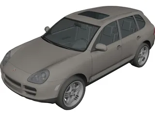 Porsche Cayenne S 3D Model 3D Preview