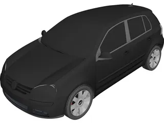 Volkswagen Golf 5 GTI Free 3D Model - 3DCADBrowser