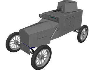 Ford Armored Car 3D Model 3D Preview