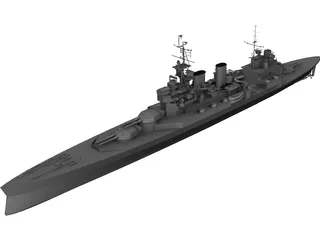 Renown Battlecruiser 3D Model