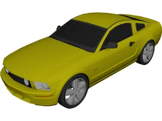 Ford Mustang (2005) 3D Model