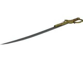 Flinlock Cutlass 3D Model