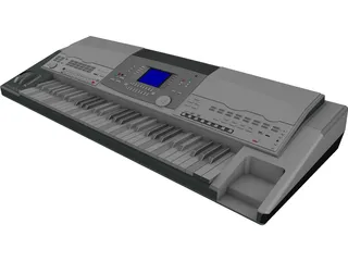 Yamaha PSR 9000 3D Model 3D Preview