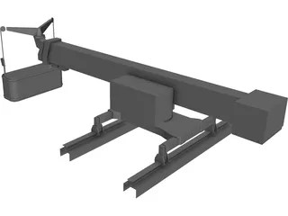 Window Crane (Large) 3D Model