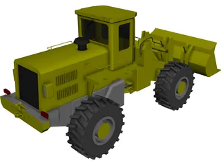 Front End Loader 3D Model