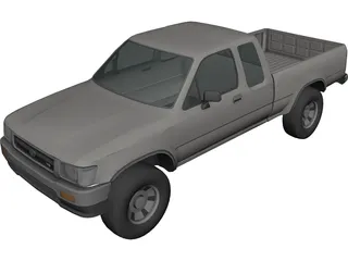 Toyota HiLux UTE 3D Model