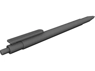 Ball Point Pen 3D Model