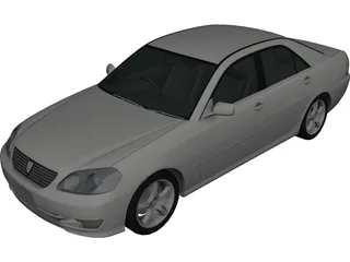 Toyota Mark II (2000) 3D Model