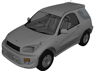 Toyota RAV4 (2000) 3D Model 3D Preview