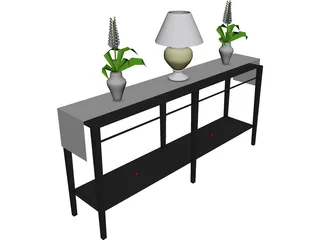 Console Table 3D Model