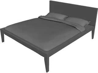 Alicudi Bed 3D Model