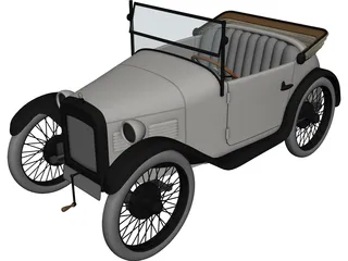 BMW Dixi (1937) 3D Model